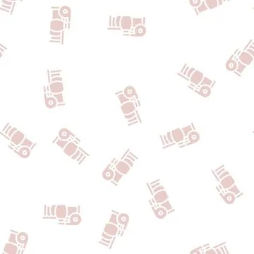 Suction units glyph vector seamless pattern flat Stock Illustration