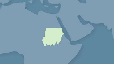 Sudan Emerging from World Map Animation Africa Geography Stock Footage 340557504