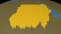 Sudan extruded. Solids. 4k or 4k+ Resolution
