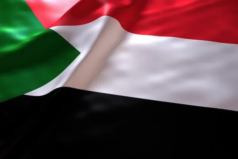 Sudan flag background Stock-Illustration