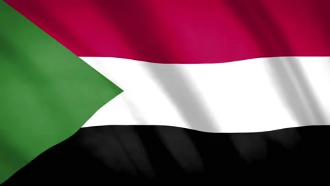 Sudan Flag Video stock 188166792