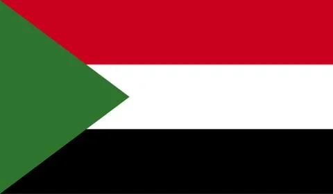Sudan flag image Stock Illustration