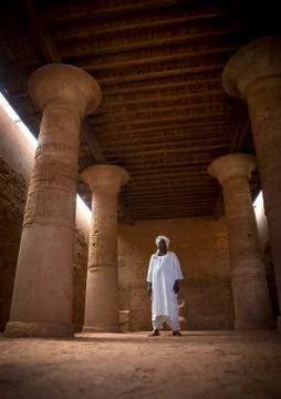 Sudan, Nubia, Naga, the restored lion temple in musawwarat es-sufra Stock Photos