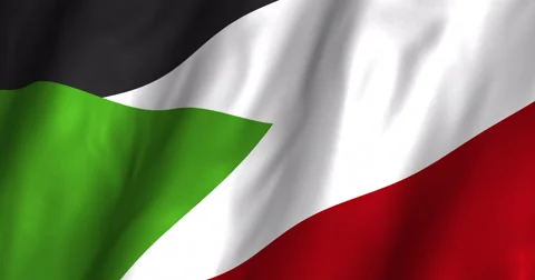 Sudan Waving Flag 4K Stock Footage 61906159