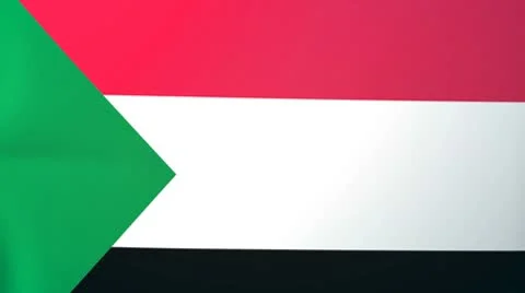 Sudan Waving Flag Stock Footage 10762635
