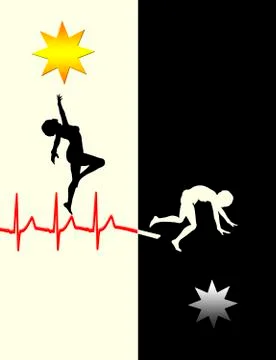 Sudden Death Illustrazione stock
