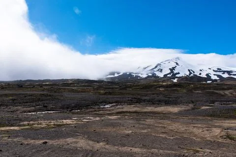 Sudden Mountain Storm 스톡 사진