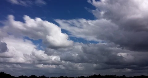 Sudden Thunderstorm Time Lapse (2160p 29.97) Stock Footage 97366841