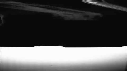 Sudden VHS Noise Background, Black Screen TV Error, Abstract Glitch Effect, Pixe Stock Footage 150144443