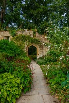 Sudeley Castle Tithe Barn in England Stock Photos