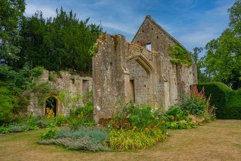 Sudeley Castle Tithe Barn in England Stock Photos