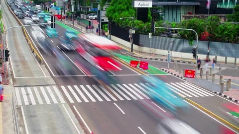 Sudirman timelapse 2 Stock Footage 333328648