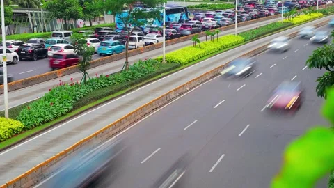 Sudirman Traffic Timelapse 29 April 2026 Stock Footage 333693424