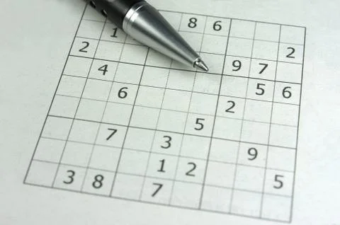 Sudoku, hobby Stock Photos