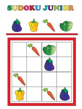 Sudoku junior Stock Illustration