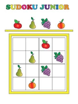 Sudoku junior Stock Illustration