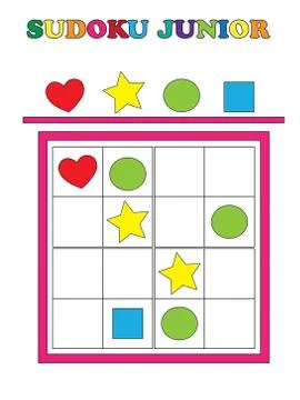 Sudoku junior Stock Illustration