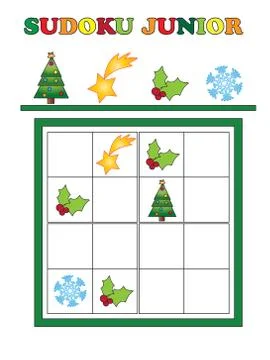Sudoku junior Stock Illustration