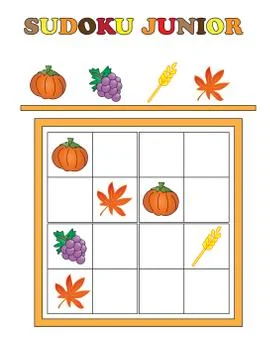 Sudoku junior Stock Illustration