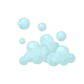 Suds and bubbles illustration Stock Illustration