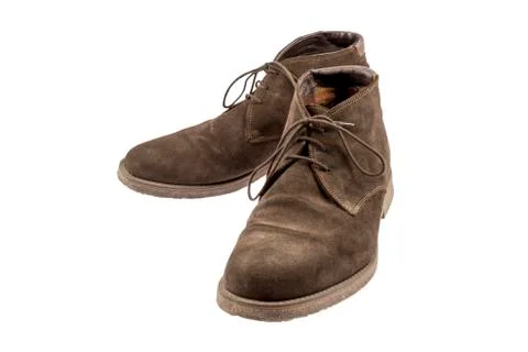 Suede boots Stock Photos