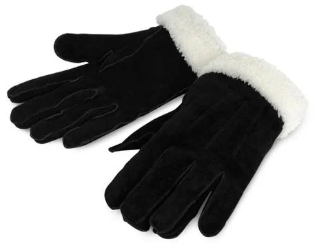 Suede gloves Stock Photos