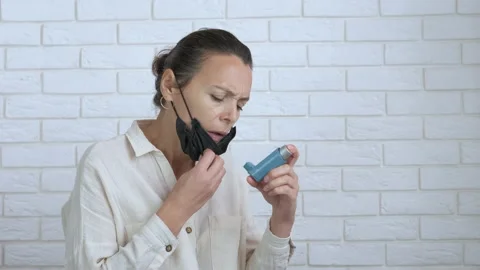 Suffer from allergy attack Stock Footage 143928753