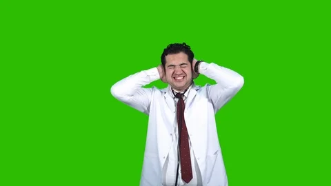 Suffering doctor Stock Footage 92097065