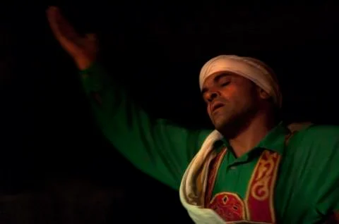 Sufi dance in Cairo, Egypt. Stock Photos