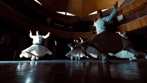 Sufi Dervish Dance – Mevlevi Tradition Stock Footage 312177079