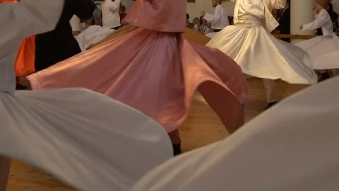 Sufi Dervish Dancers Stock Footage 104522814