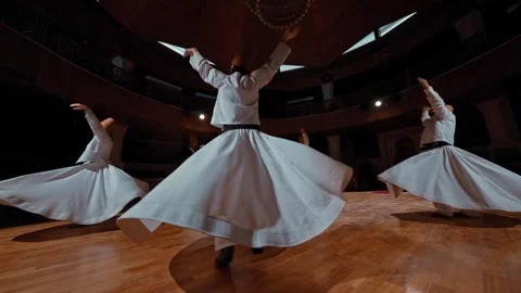 Sufi Dervish Dancers Stock Footage 251910656