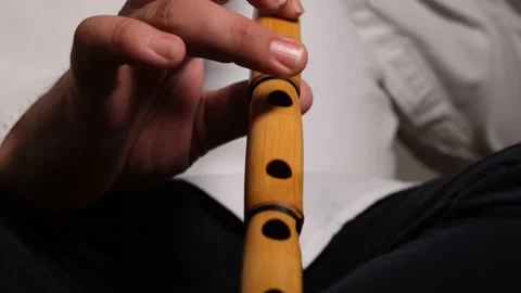 Sufi plays nay Stock Footage 197380264