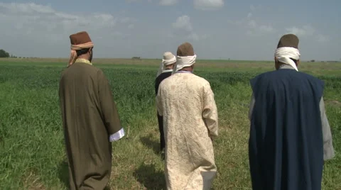 Sufis in County Stock Footage 46065557
