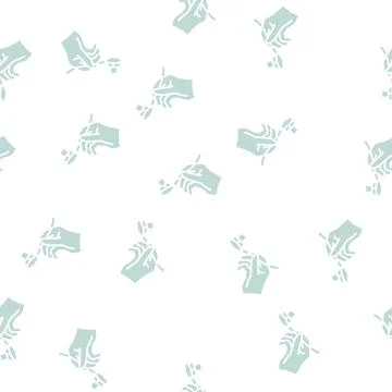 Sugar add glyph seamless pattern Stock Illustration
