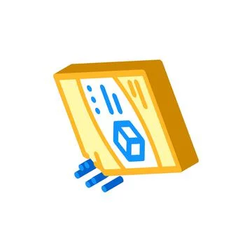 Sugar add isometric icon vector illustration Stock Illustration