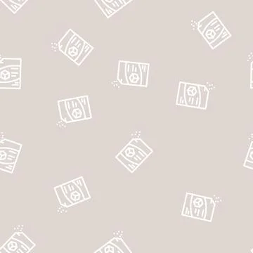 Sugar add line vector seamless pattern Illustrazione stock