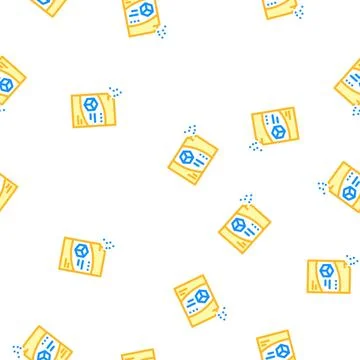 Sugar add vector seamless pattern Stock Illustration