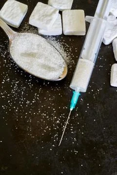 Sugar addiction Stock Photos