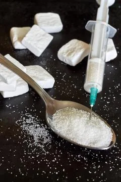 Sugar addiction Stock Photos