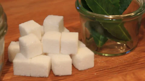Sugar and Basil Stock Footage 37413506