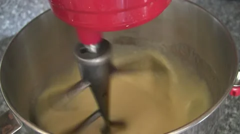Sugar and eggs in mixer Stock Footage 10919520