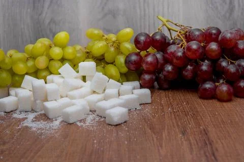 Sugar and fruit Stock-Fotos