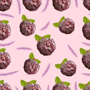 Sugar apple pattern. Stock Illustration