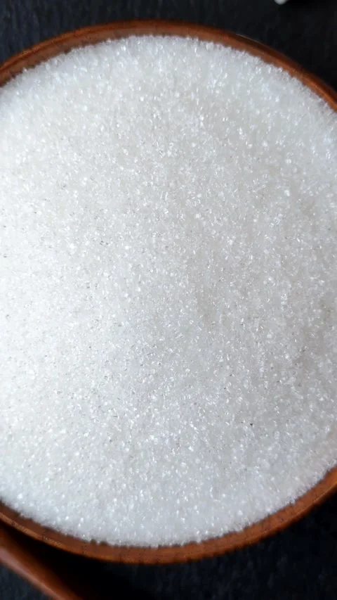 The sugar ban sign as a concept to stop the problem of diabetes and obesity. The Stock Footage 336977229