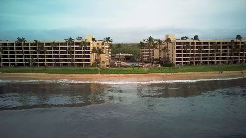 Sugar Beach Maui Vídeo Stock 95698678