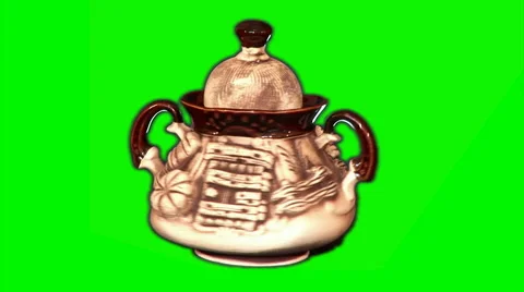 Sugar bowl rotating Stock Footage 43738893