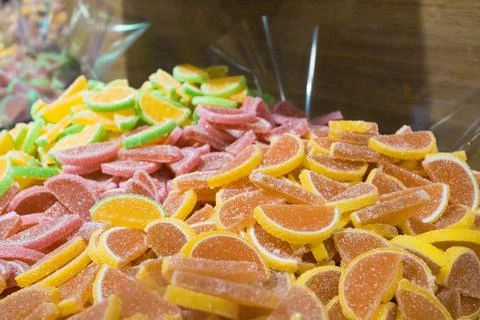 Sugar candies Stockfoto's
