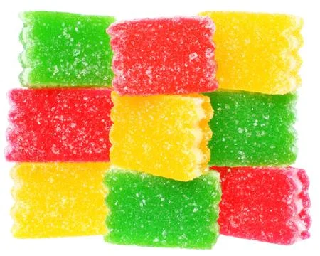 Sugar candy heap Stock Photos