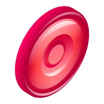 Sugar candy icon, isometric style Stock Illustration
